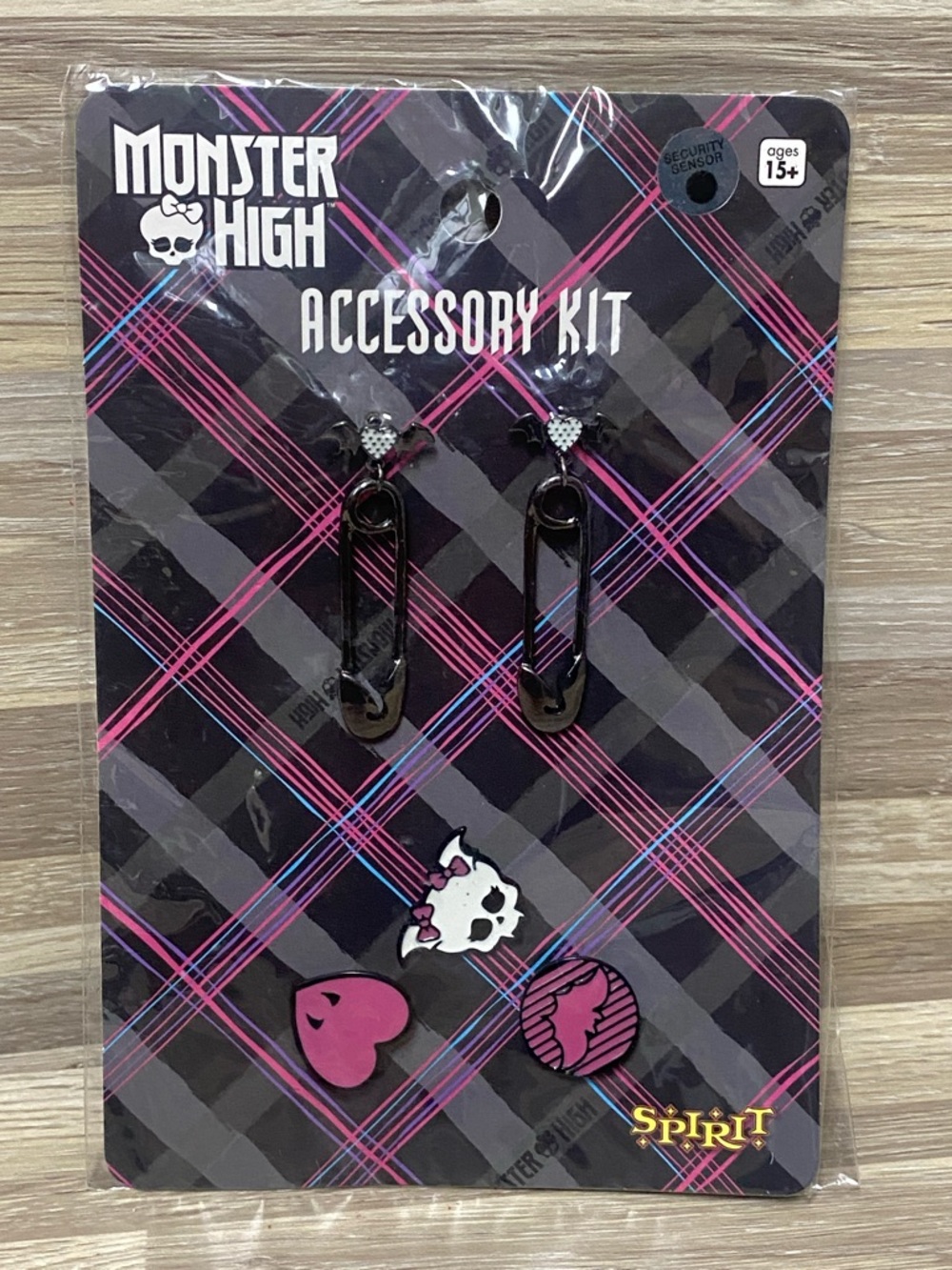 monster high Black and Pink Hair Pin Accessory Kit